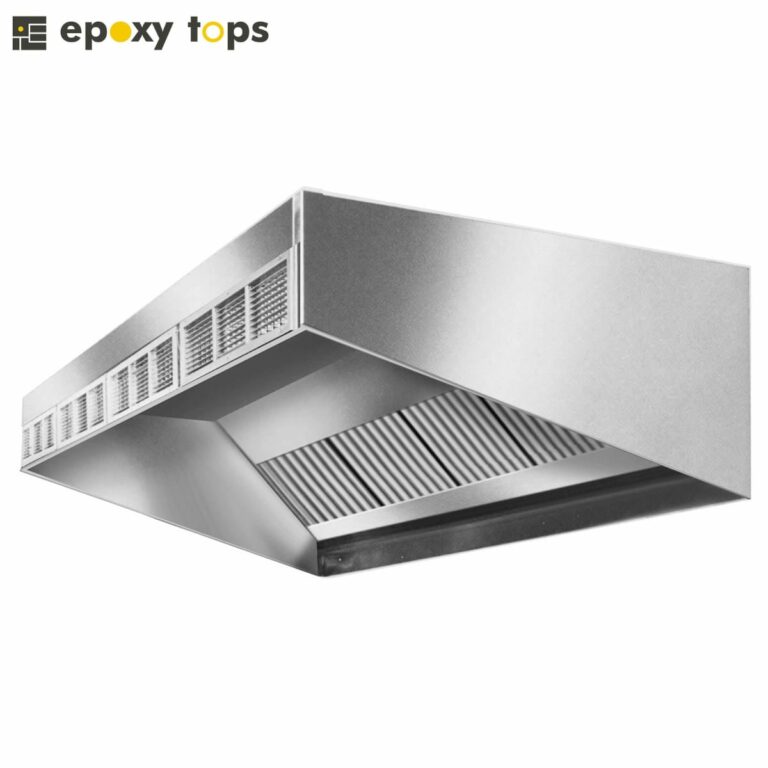Large Stainless Steel Fume Hood Epoxytops